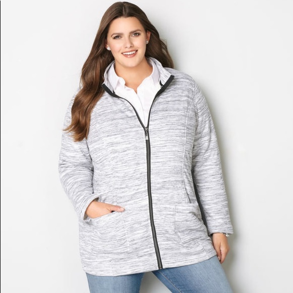 AVENUE Spacedye French Terry Jacket